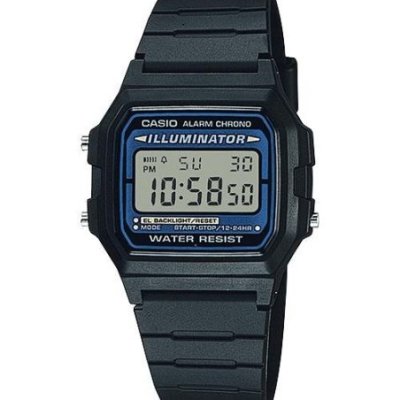 Casio - F-105W-1A - Nero - Resina