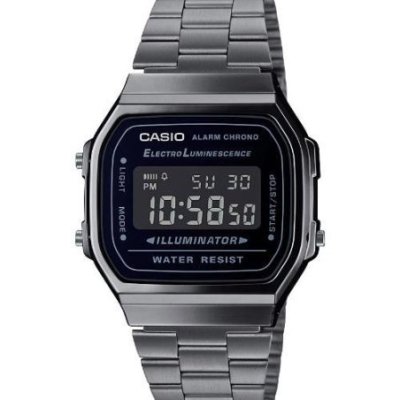 Casio - A168Wegg-1B - Orologio Unisex - Grigio
