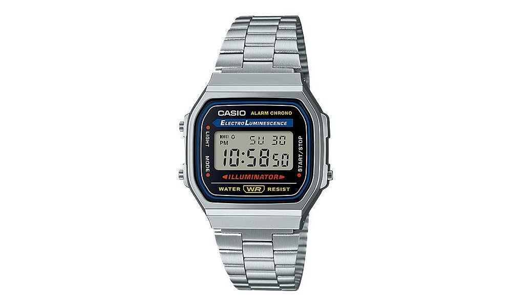 Casio - A168Wa-1 - Orologio Iconico - Argento