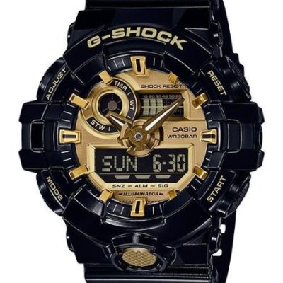 Casio Ga-710Gb - Orologio Resistente - Nero/Oro