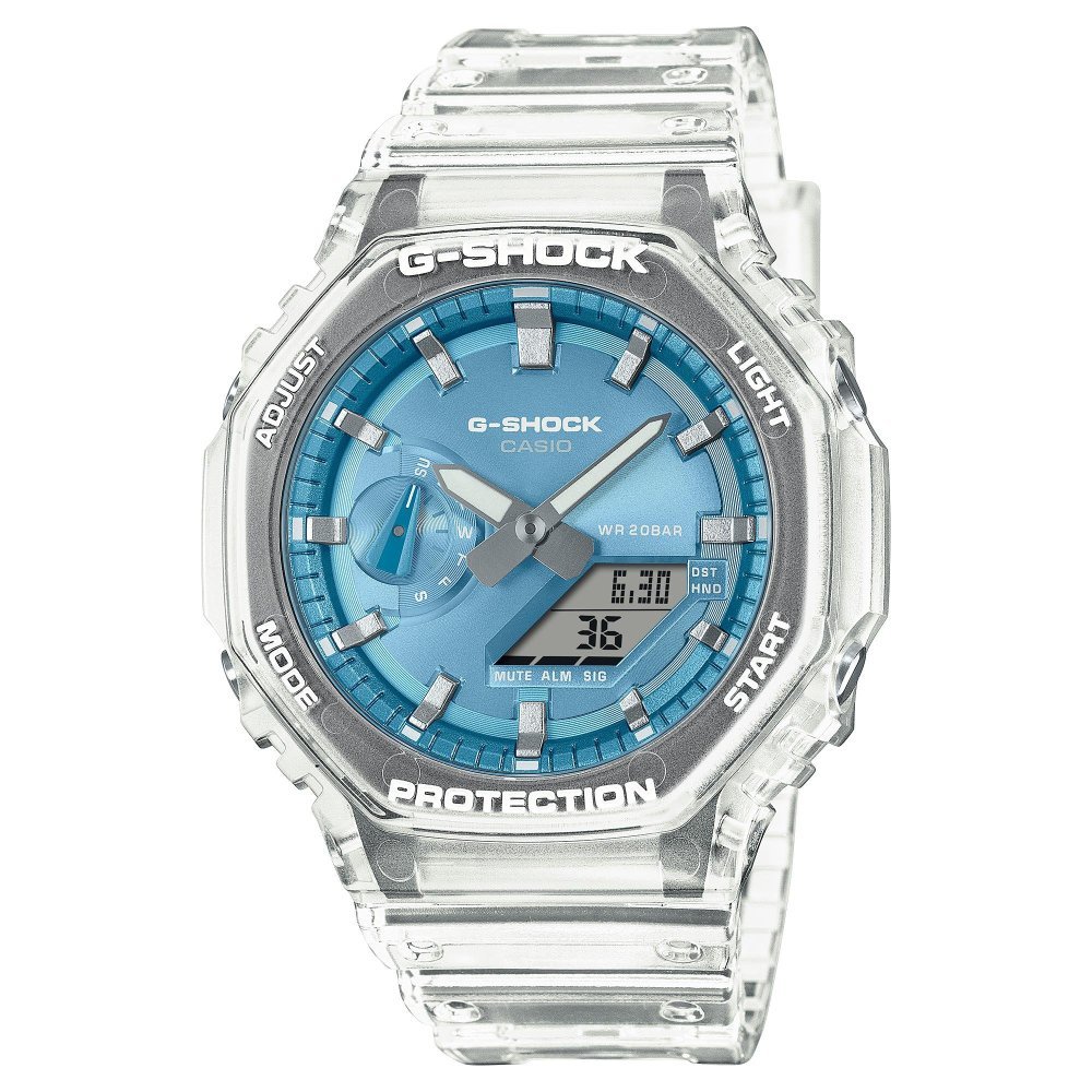 Casio Ga-2100Bm-7A2 - Orologio Trasparente Blu