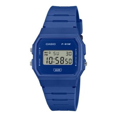 Casio - F-91Wb-2A1 - Orologio Blu - Resina