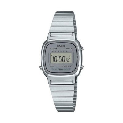 Casio - La670Wea-7 - Orologio Donna - Argento