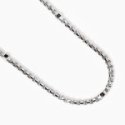 Mabina - Collana Uomo - Zirconi Neri - Argento