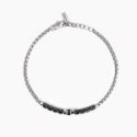 Mabina - Bracciale Uomo - Ematite Grigia - Argento