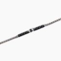 Mabina - Bracciale Uomo - Ematite Grigia - Argento