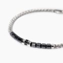 Mabina - Bracciale Uomo - Ematite Grigia - Argento
