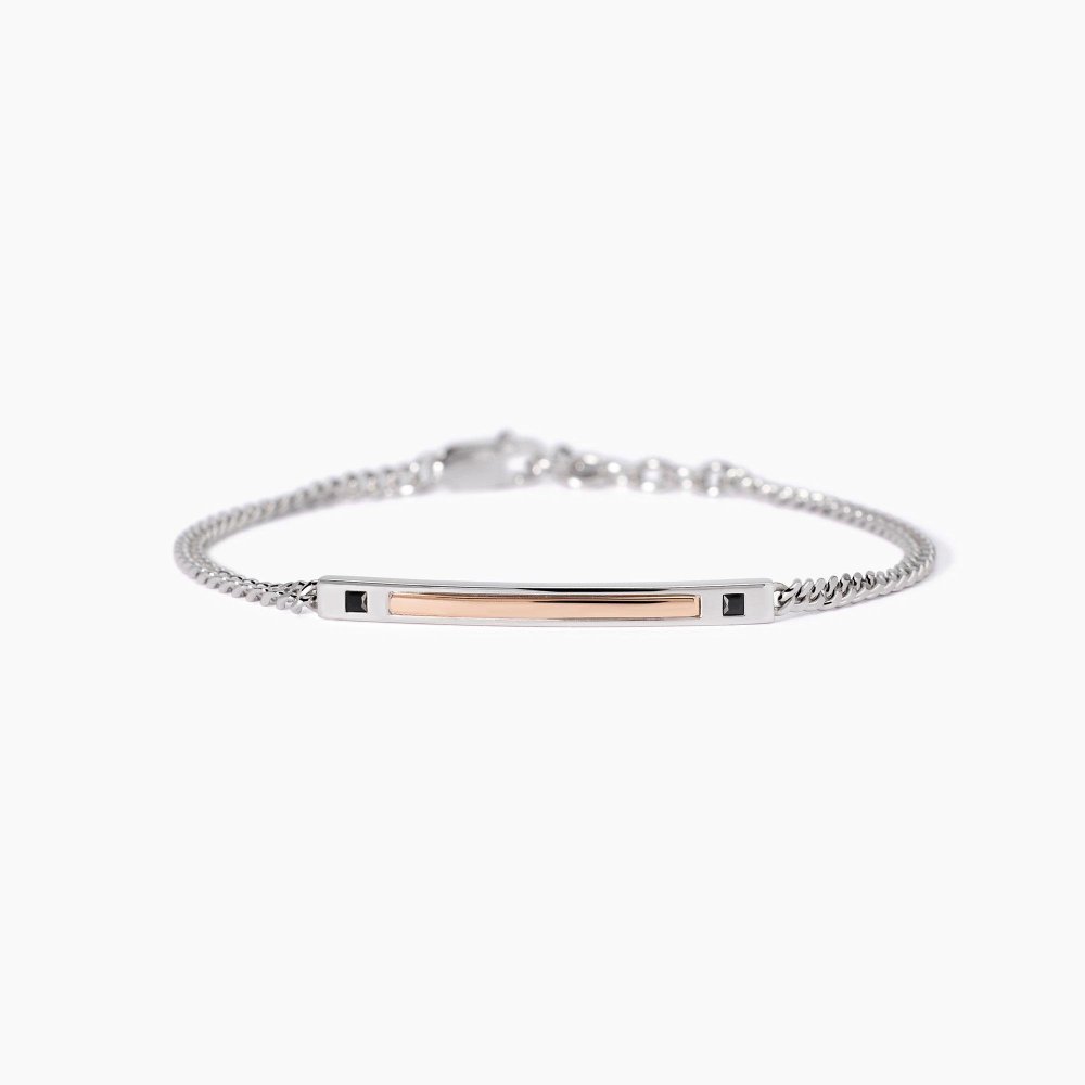 Mabina - Bracciale Uomo - Oro Rosa - Argento 925