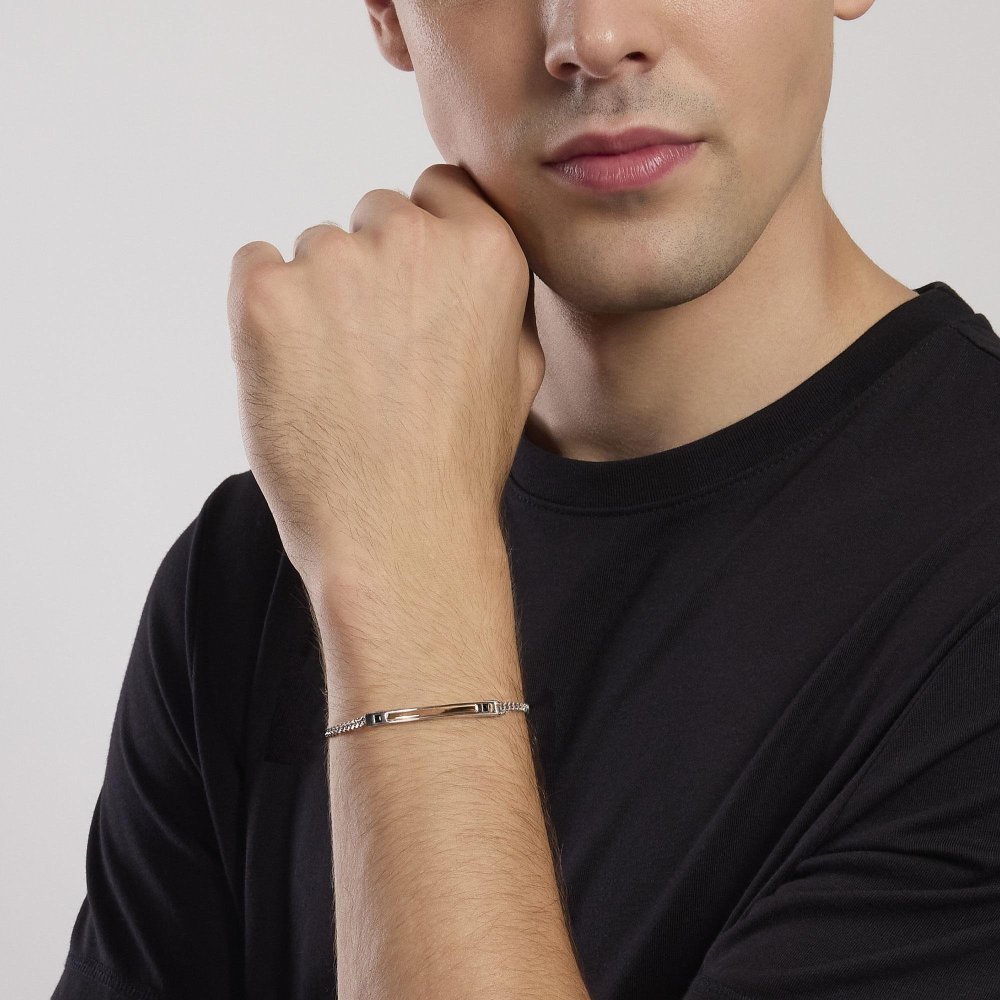 Mabina - Bracciale Uomo - Oro Rosa - Argento 925