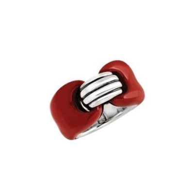 Chantecler - Anello Capriness - Argento - Resina