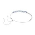 Swarovski - Girocollo Matrix - Placcato Rodio - Blu
