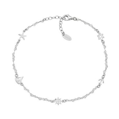 Amen - Cavigliera A Catena Mare - Argento 925