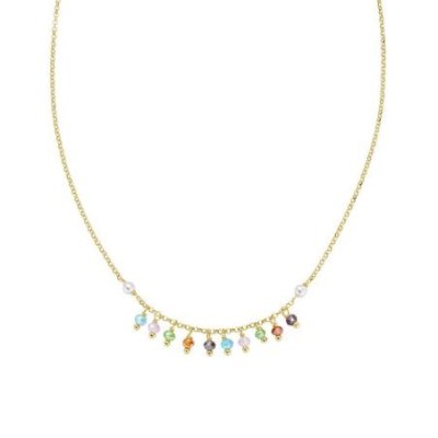Amen - Collana Rainbow - Cristalli Multicolor - Perle