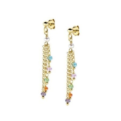Amen - Orecchini Rainbow - Cristalli - Perle