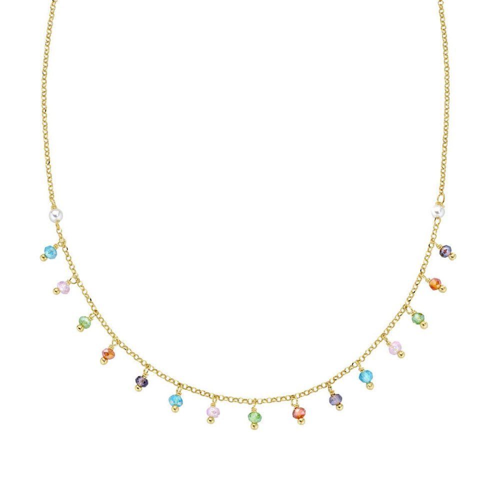 Amen - Collana Chandelier - Cristalli - Perle