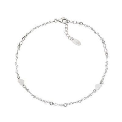 Amen - Cavigliera Cuori Infinito - Argento 925