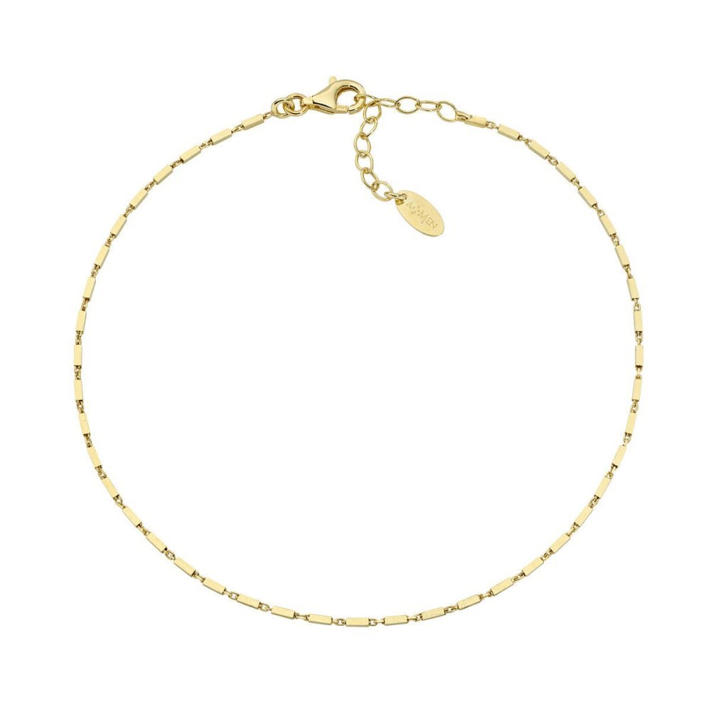Amen - Cavigliera Con Maglie - Argento 925 - Dorata