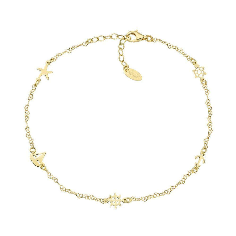 Amen - Cavigliera Mare - Argento 925 - Dorato