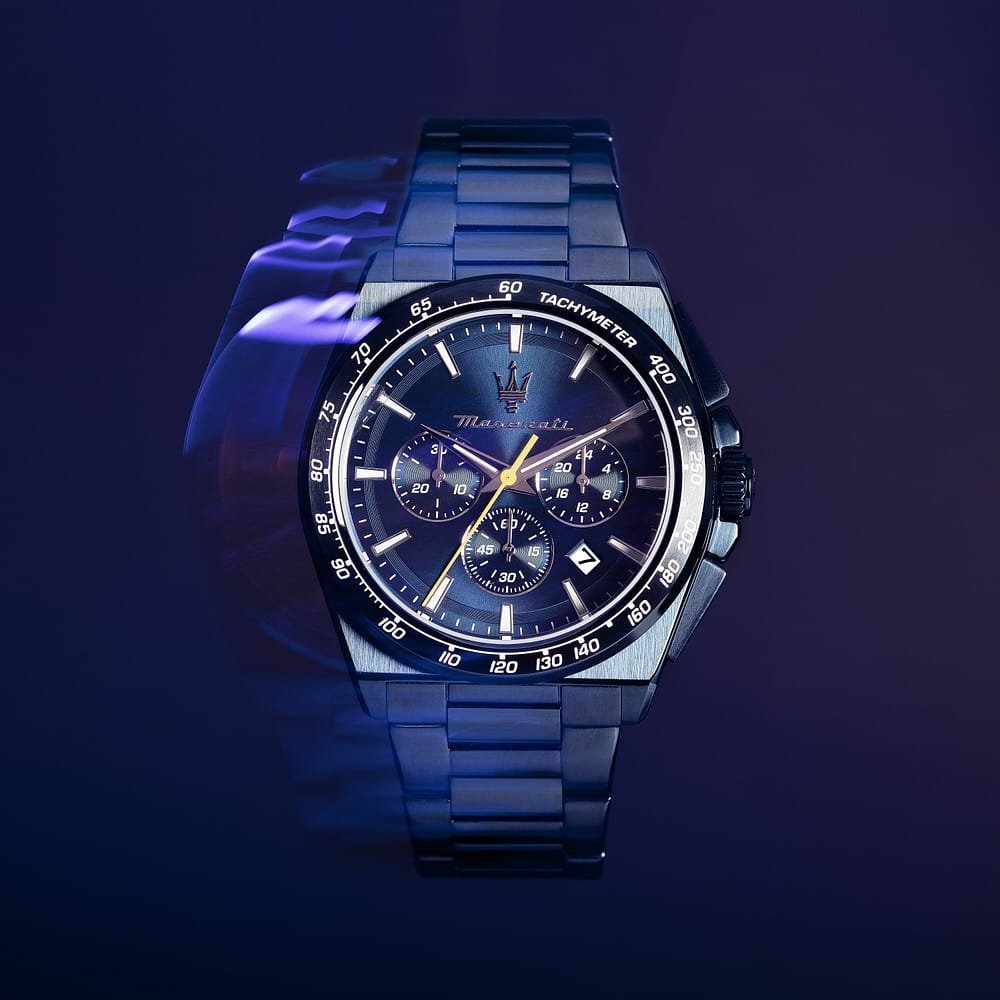 Maserati - Orologio Blue Edition - Acciaio - Uomo