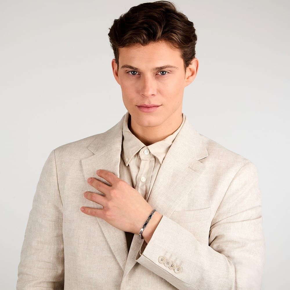 Maserati - Bracciale Iconic - Acciaio - Uomo