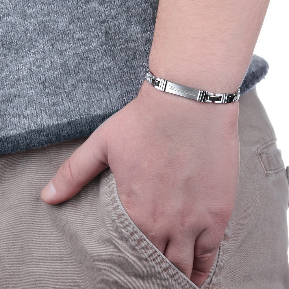 Maserati - Bracciale Jm218Amf03 - Acciaio - Uomo