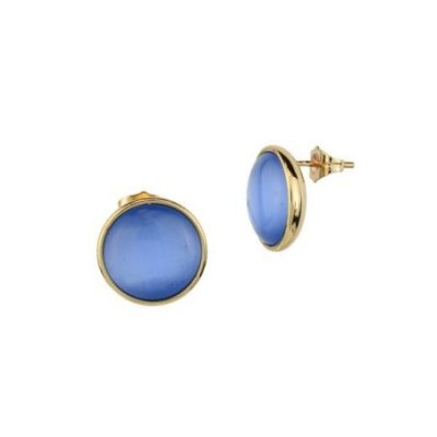Boccadamo - Orecchini Xor753Db - Oro Giallo - Cristalli Blu