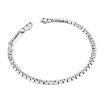 Boccadamo - Bracciale Maglia Cubica - Argento