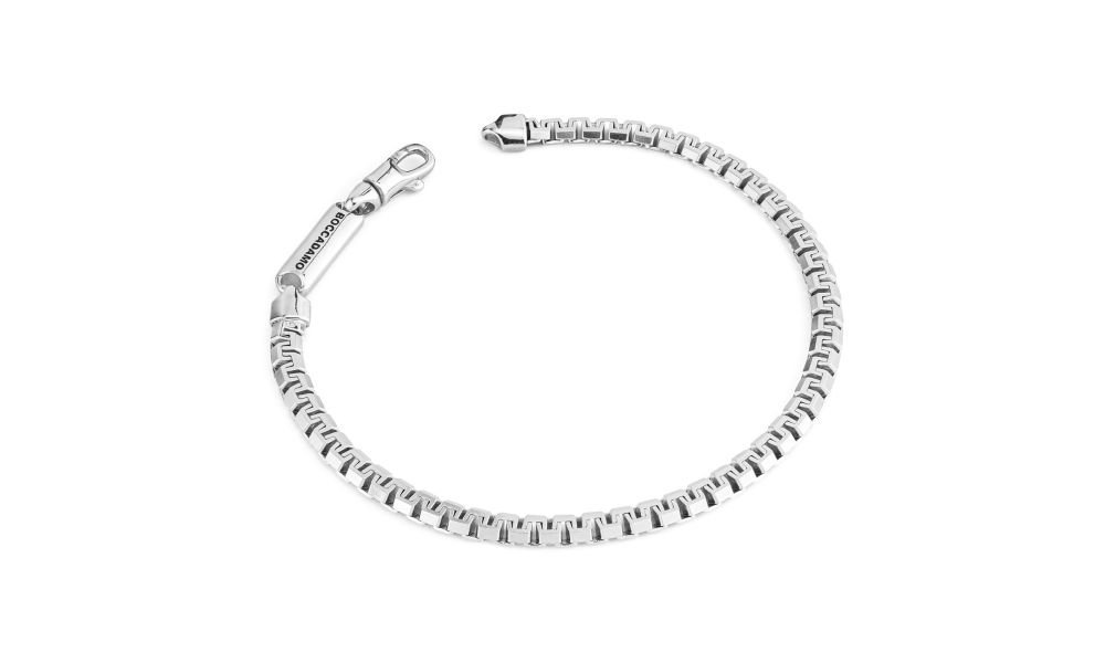 Boccadamo - Bracciale Maglia Cubica - Argento