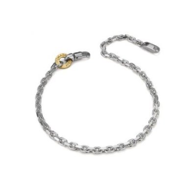 Boccadamo - Bracciale Forzatina - Argento - Oro Giallo