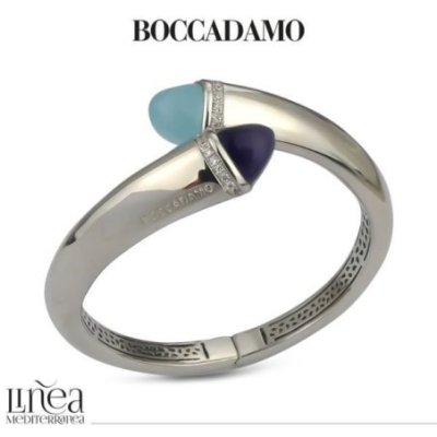 Boccadamo - Bracciale A Molla - Cristalli Aquamilk