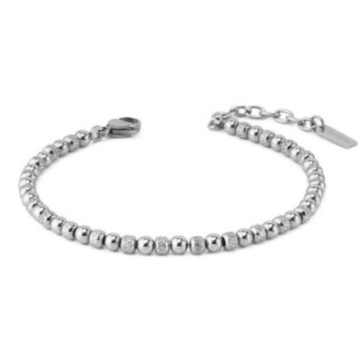 Boccadamo - Bracciale Uomo - Acciaio - Boule Lisce