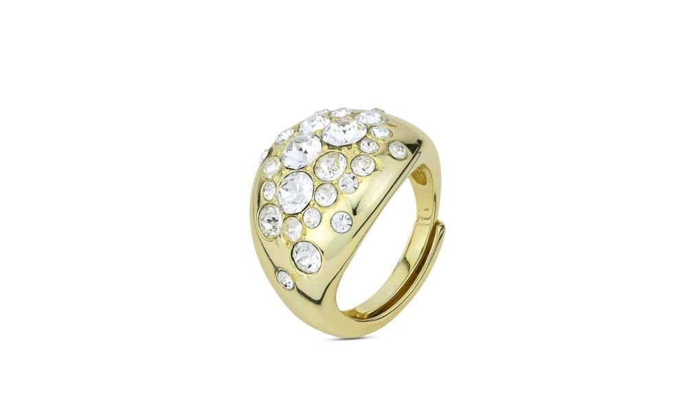 Boccadamo - Anello Xan216D - Oro Giallo - Cristalli