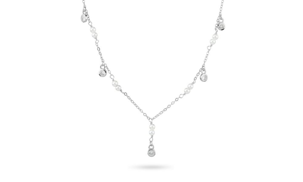 Boccadamo - Collana Gr911 - Argento - Perle