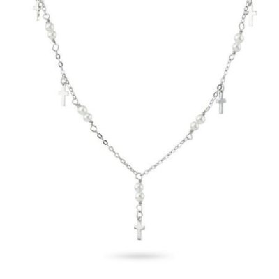 Boccadamo - Collana Gr910 - Argento - Perle