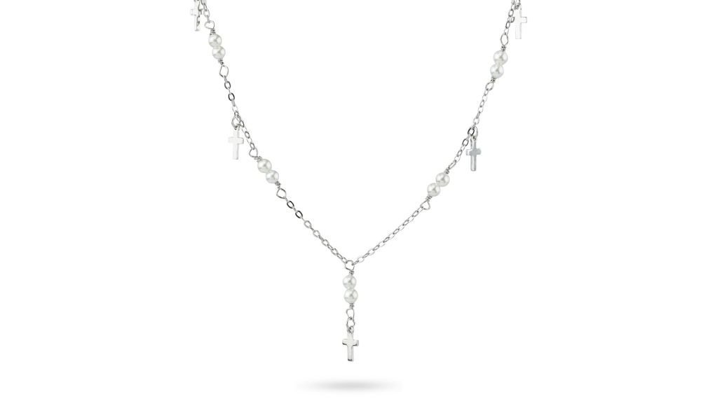 Boccadamo - Collana Gr910 - Argento - Perle