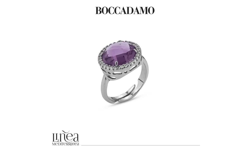 Boccadamo - Anello Con Cristallo - Ametista