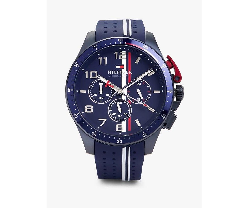Tommy Hilfiger - Orologio Cronografo - Silicone Blu