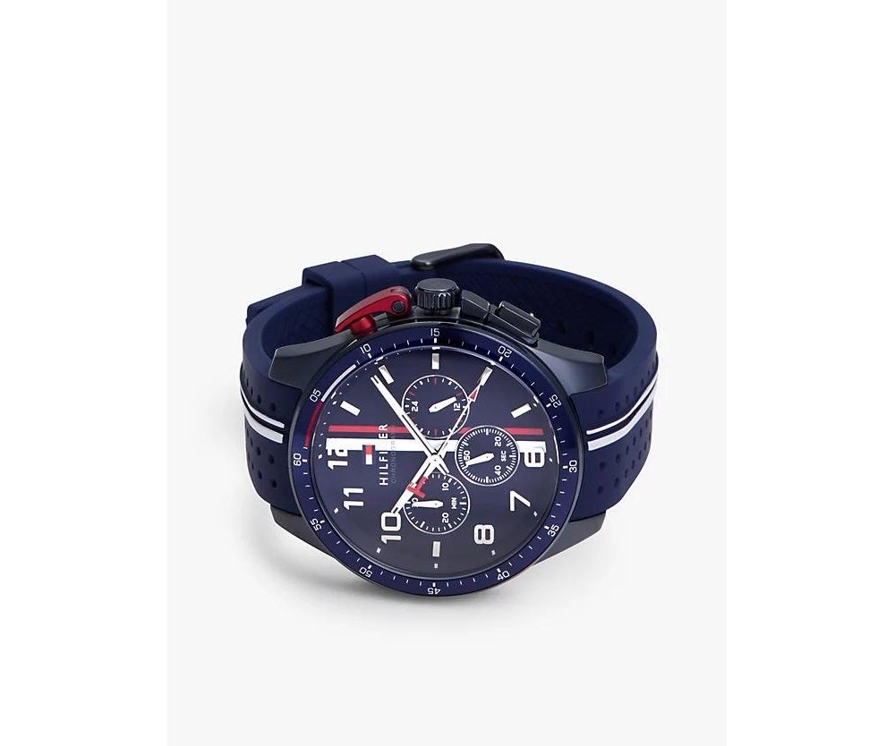 Tommy Hilfiger - Orologio Cronografo - Silicone Blu