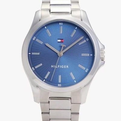 Tommy Hilfiger - Orologio In Acciaio - Quadrante Blu
