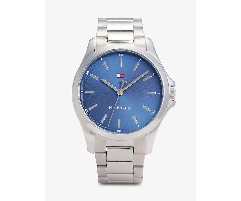 Tommy Hilfiger - Orologio In Acciaio - Quadrante Blu