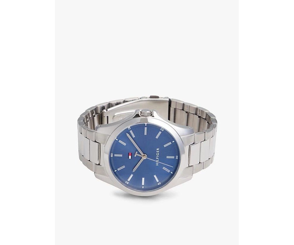 Tommy Hilfiger - Orologio In Acciaio - Quadrante Blu