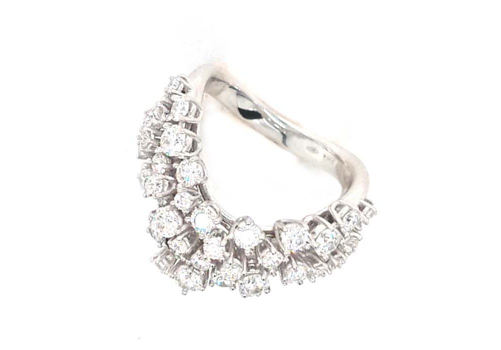 Damiani - Anello Mimosa - Oro Bianco - Diamante
