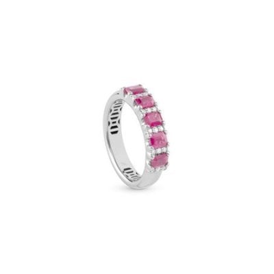 Salvini - Anello Iris - Oro Bianco - Diamante/Rubino