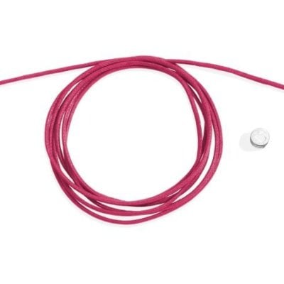 Dodo - Cordino Cotone - Argento - Fucsia