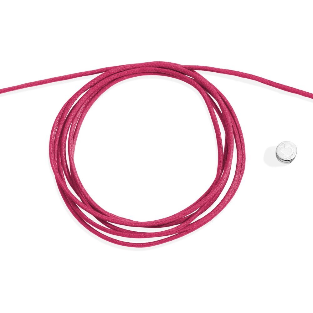 Dodo - Cordino Cotone - Argento - Fucsia