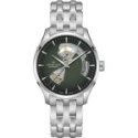 Hamilton - Jazzmaster Open Heart - Quadrante Verde - Acciaio