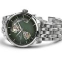 Hamilton - Jazzmaster Open Heart - Quadrante Verde - Acciaio