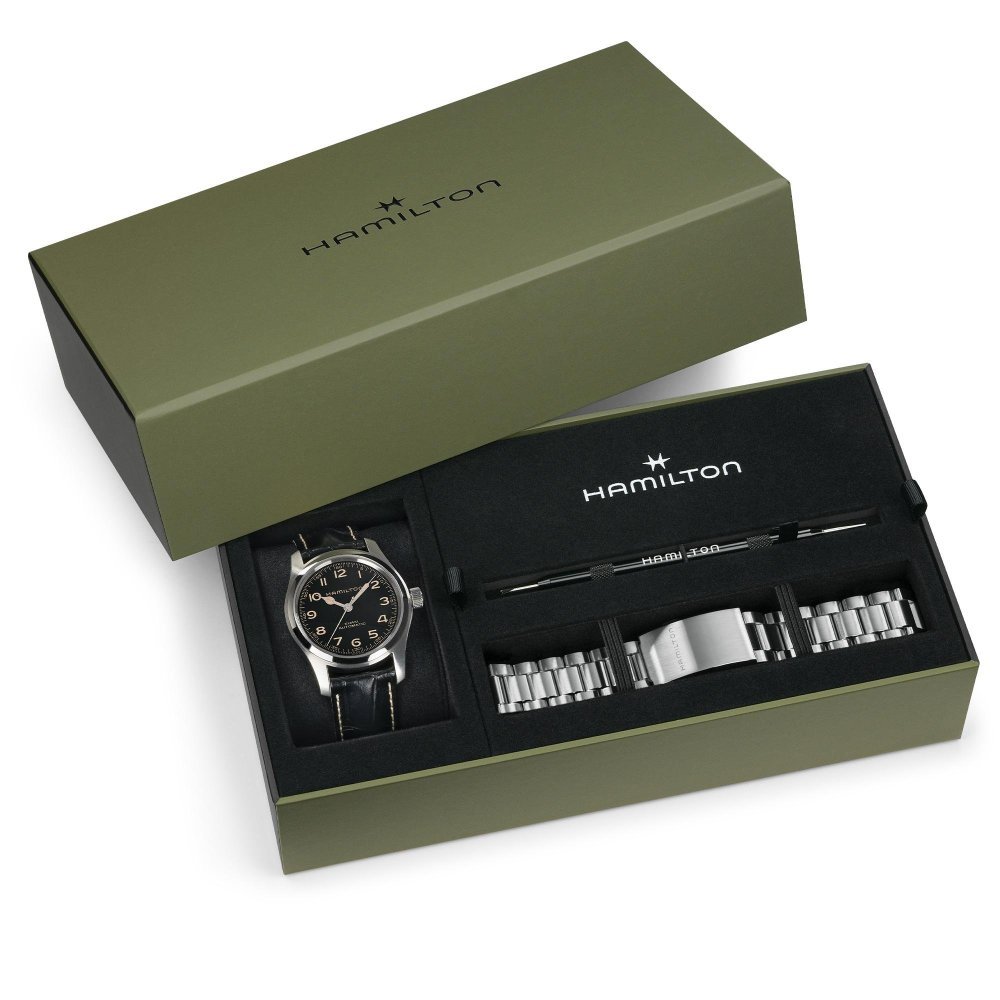 Hamilton - Khaki Field Murph - Acciaio - Nero
