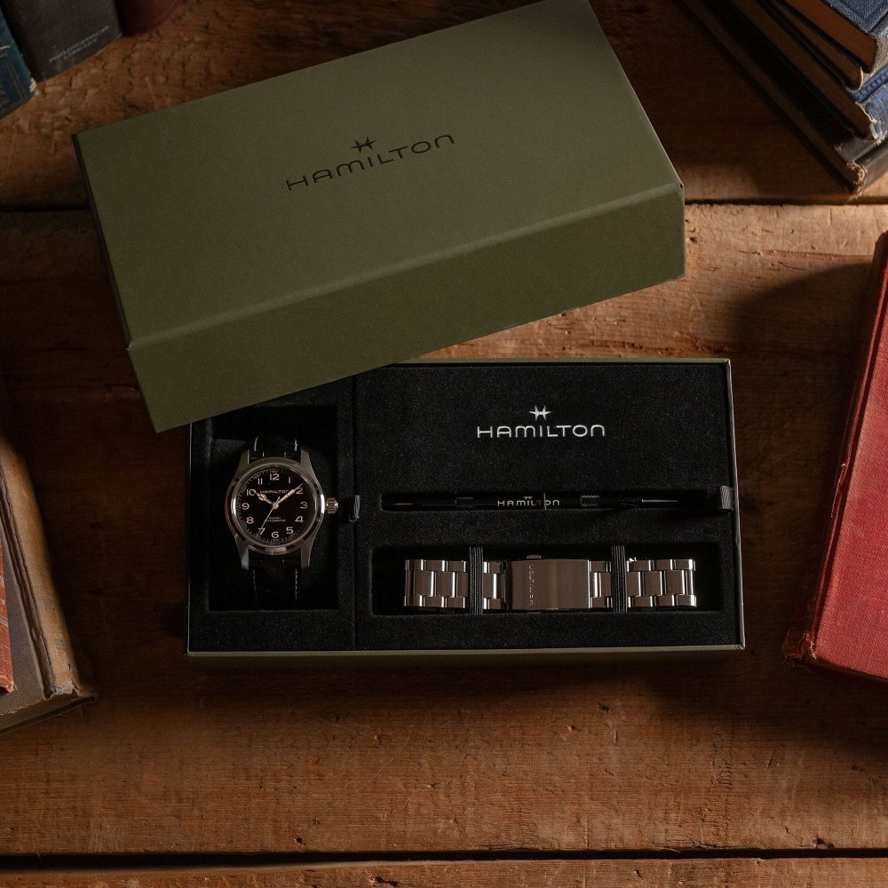 Hamilton - Khaki Field Murph - Acciaio - Nero