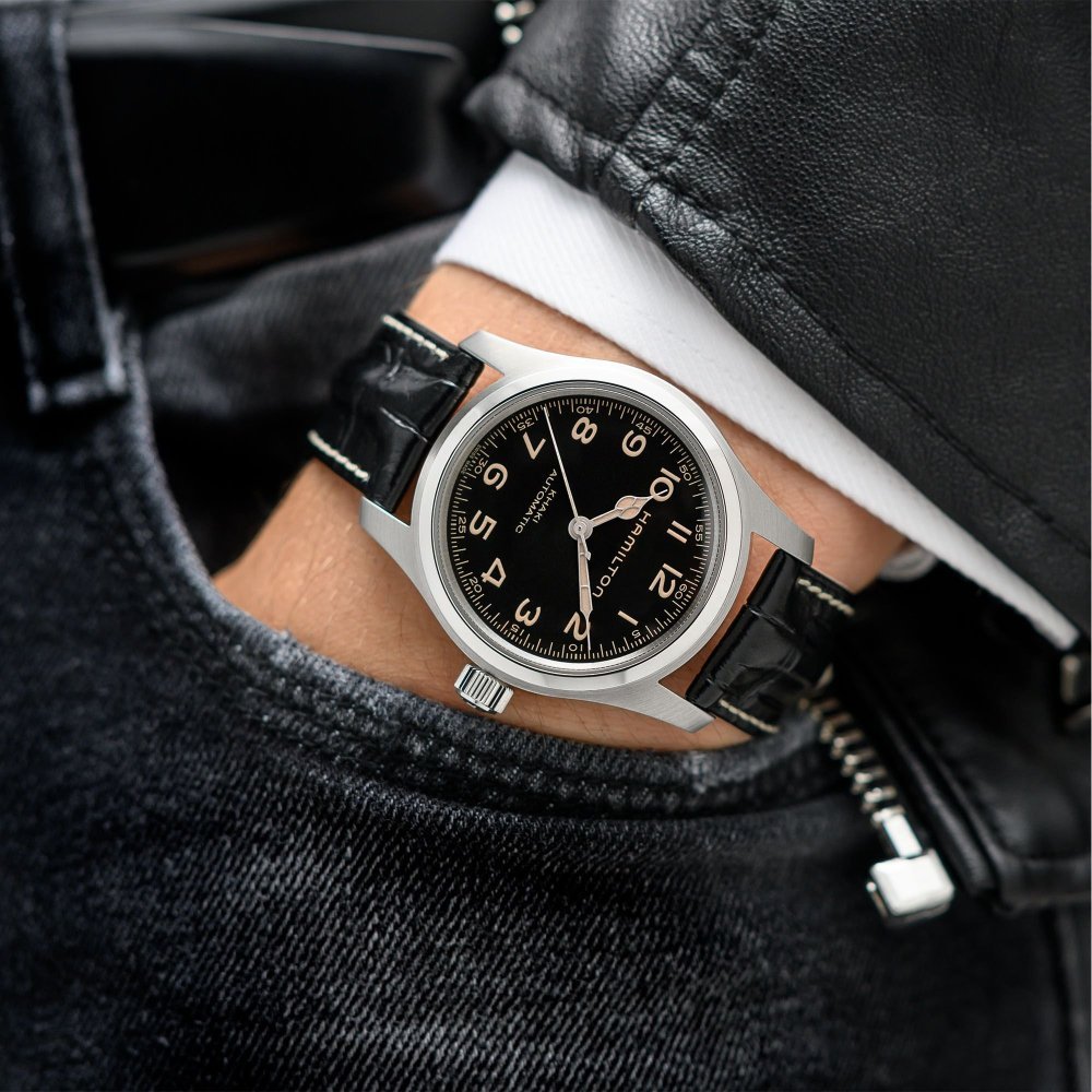 Hamilton - Khaki Field Murph - Acciaio - Nero